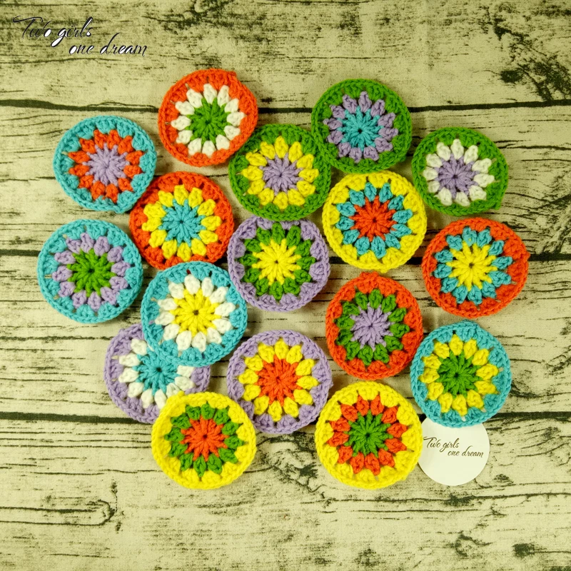 Crochet DIY Cup Mat Handmade Crochet Doilies Table Round Coaster Coffee Pads Accessories Patch Dress Applique 8cm 50pcs/lot
Crochet DIY Cup Mat Handmade Crochet Doilies Table Round Coaster Coffee Pads Accessories Patch Dress Applique 8cm 50pcs/lot