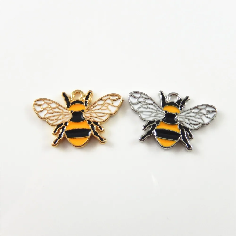 GraceAngie Mix 8pcs Zinc Alloy Bee Shape Charms Necklace Pendant Creative Gold Silver Bracelet Handmade DIY Jewelry Accessories
GraceAngie Mix 8pcs Zinc Alloy Bee Shape Charms Necklace Pendant Creative Gold Silver Bracelet Handmade DIY Jewelry Accessories