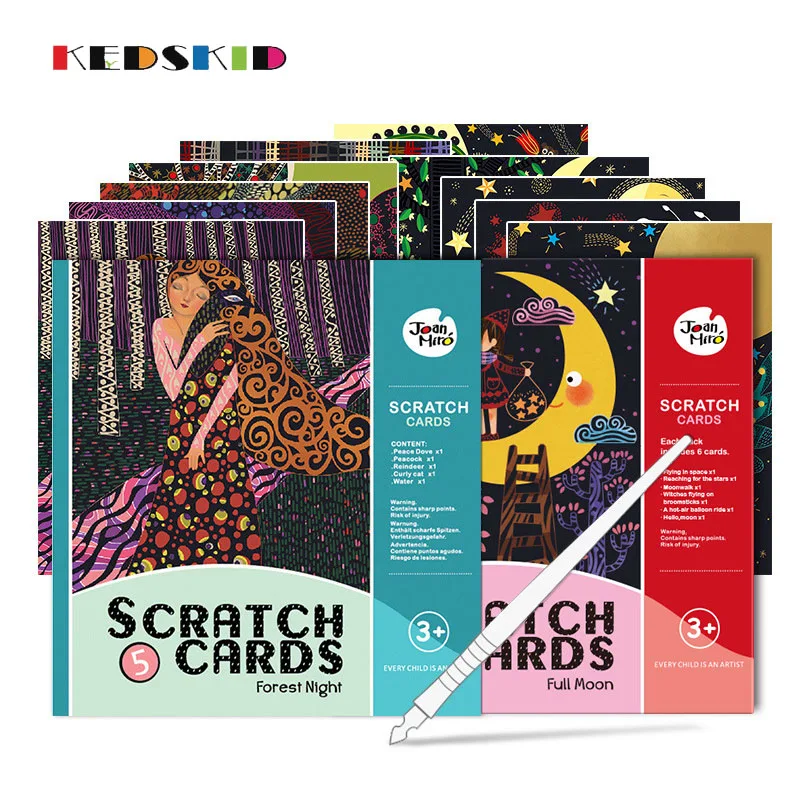 5pcs/lot Two-in-one Magic Color Scratch Art Paper Coloring Cards Scraping Fairy theme Drawing Toys for Children
5pcs/lot Two-in-one Magic Color Scratch Art Paper Coloring Cards Scraping Fairy theme Drawing Toys for Children