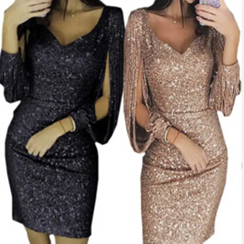 Liva gril Sequin Dress Long Sleeve Party Women Sexy Silver Bodycon Hollow Out Long Sleeve Midi Dress Vestidos de Festa
Liva gril Sequin Dress Long Sleeve Party Women Sexy Silver Bodycon Hollow Out Long Sleeve Midi Dress Vestidos de Festa