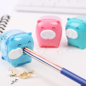 Little Pig Candy Color Pencil Sharpener Creative Kawaii Cartoon Animal Pencil Sharpener for Student Stationery Gift
Little Pig Candy Color Pencil Sharpener Creative Kawaii Cartoon Animal Pencil Sharpener for Student Stationery Gift