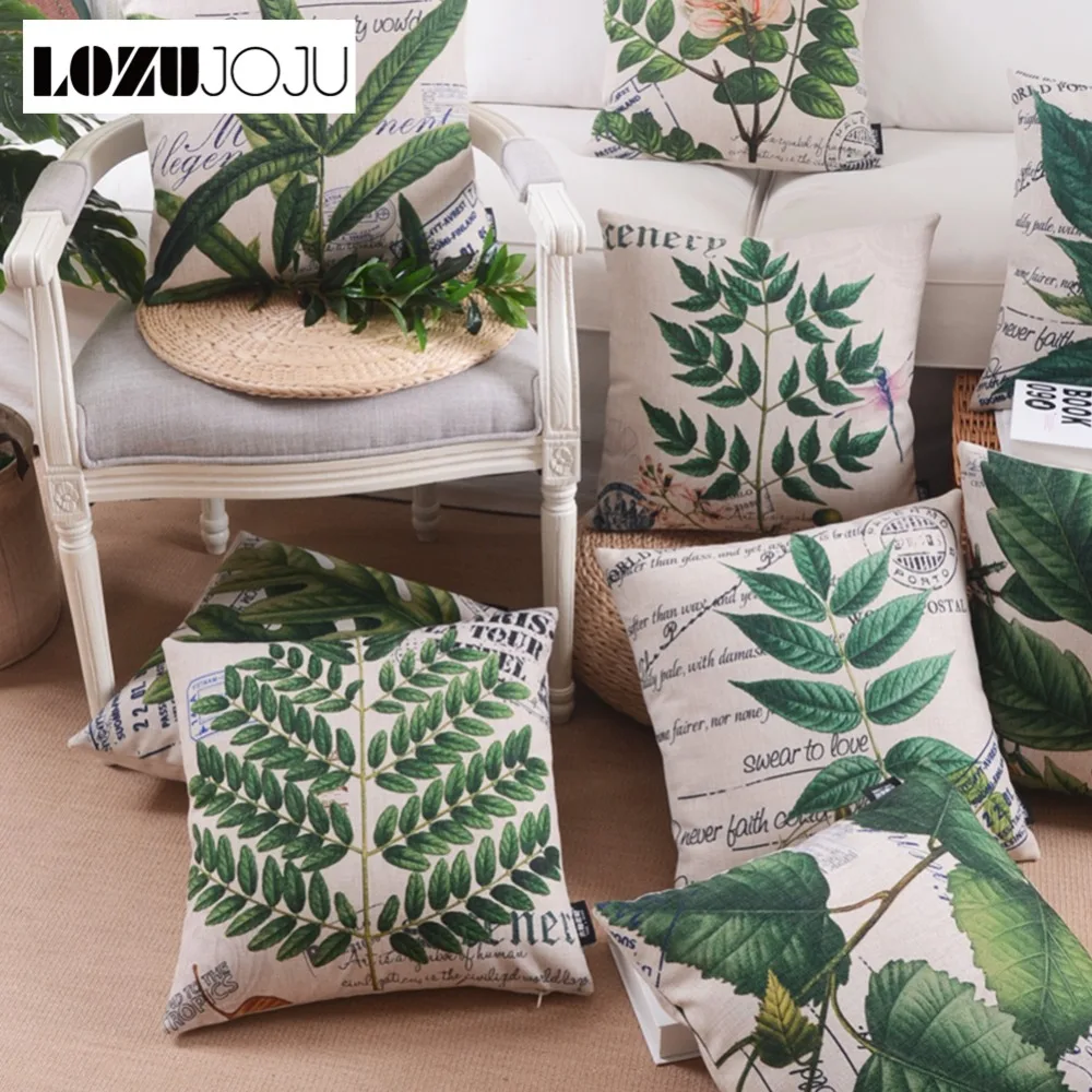 LOZUJOJU Home decor quality stitching pillow case cushion cover for bedroom chair living room sofa green plants design patterns
LOZUJOJU Home decor quality stitching pillow case cushion cover for bedroom chair living room sofa green plants design patterns