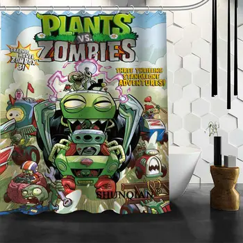 Custom Plants VS Zombies Shower Curtain 12 Hooks For The Bathroom High Quality Polyester Fabric Bath Curtain 3D Printing
Custom Plants VS Zombies Shower Curtain 12 Hooks For The Bathroom High Quality Polyester Fabric Bath Curtain 3D Printing