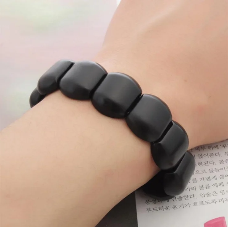 High Quality Black sibin bian stone bianchi jade needle stone Energy bracelets/Hand row for men/women gift health jewelry
High Quality Black sibin bian stone bianchi jade needle stone Energy bracelets/Hand row for men/women gift health jewelry