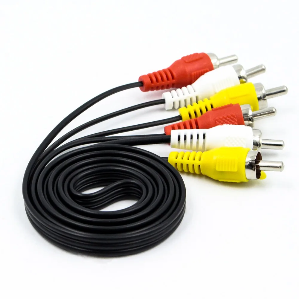 1pcs 3RCA Male to 3 RCA Male Composite Audio Video AV Cable Plug 3X RCA Retail
1pcs 3RCA Male to 3 RCA Male Composite Audio Video AV Cable Plug 3X RCA Retail