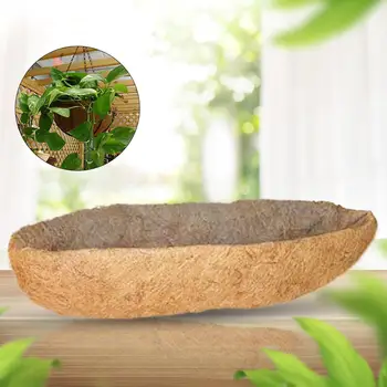 Long Arc Shape Coco Fiber Replacement Liner for Flower Pots Orchid Flower Pot Balcony Planting Coconut Palm Wall Hanging Pot #40
Long Arc Shape Coco Fiber Replacement Liner for Flower Pots Orchid Flower Pot Balcony Planting Coconut Palm Wall Hanging Pot #40