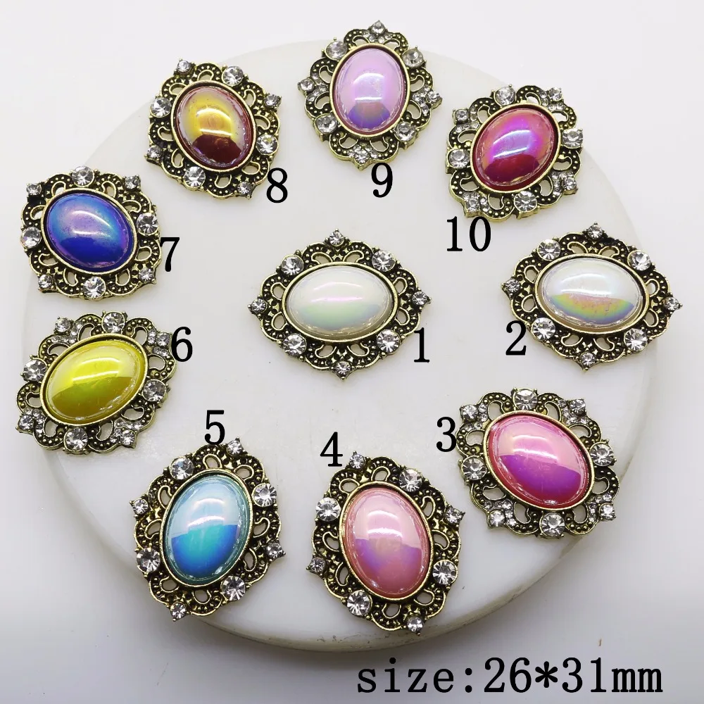 10Pcs 26*31mm Alloy oval pearl Diy jewelry Accessories Rhinestone AB pearl Flat Back Base Settings Wholesale Handmade Fitting
10Pcs 26*31mm Alloy oval pearl Diy jewelry Accessories Rhinestone AB pearl Flat Back Base Settings Wholesale Handmade Fitting