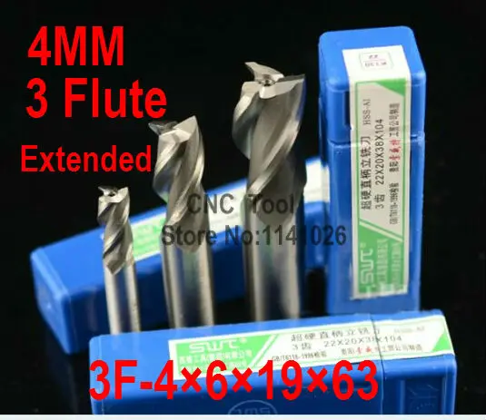 Free shipping 5pcs 4.0mm 3 Flute HSS & Extended Aluminium End Mill Cutter CNC Bit Milling Machinery tools Cutting tools.
Free shipping 5pcs 4.0mm 3 Flute HSS & Extended Aluminium End Mill Cutter CNC Bit Milling Machinery tools Cutting tools.