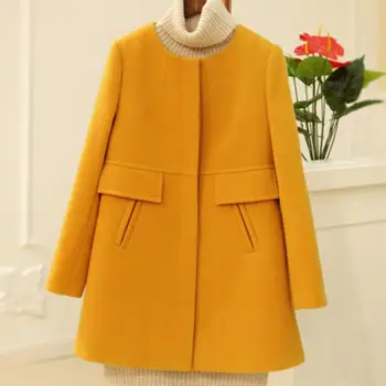 plus size 5XL Winter New Women loose Thick Wool Coat a-line o-neck Long Solid Woolen Coats
plus size 5XL Winter New Women loose Thick Wool Coat a-line o-neck Long Solid Woolen Coats