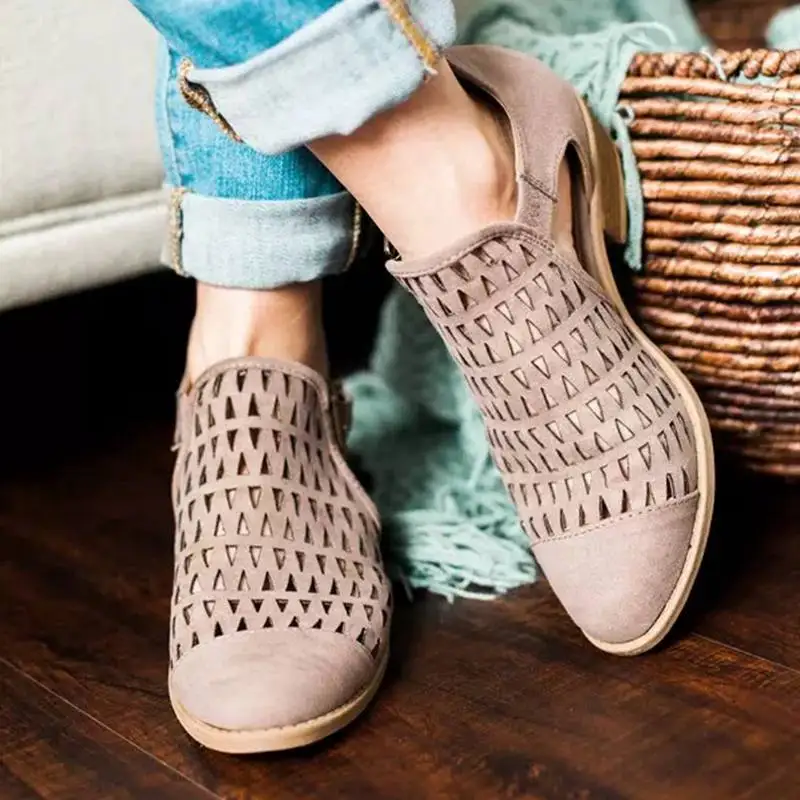 Laamei Summer Spring Shoes Woman Pumps Peep Toe Sandals Women Zip Chunky Square Heel Ankle Booties Lady Sandals Plus Size
Laamei Summer Spring Shoes Woman Pumps Peep Toe Sandals Women Zip Chunky Square Heel Ankle Booties Lady Sandals Plus Size