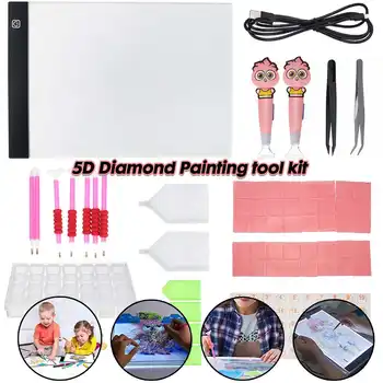 5D Diamond Painting Kits A4 LED Cartoon Light Tablet Pad Copyboard Board Light Table Diamond Painting Cross Stitch Tool Kits
5D Diamond Painting Kits A4 LED Cartoon Light Tablet Pad Copyboard Board Light Table Diamond Painting Cross Stitch Tool Kits