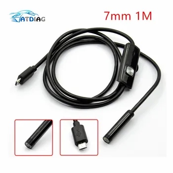 1m 7mm 6 LED USB Endoscope Waterproof Borescope Video Inspection Snake Tube Pipe Mini Camera Camcorder Snapshot Button 
1m 7mm 6 LED USB Endoscope Waterproof Borescope Video Inspection Snake Tube Pipe Mini Camera Camcorder Snapshot Button