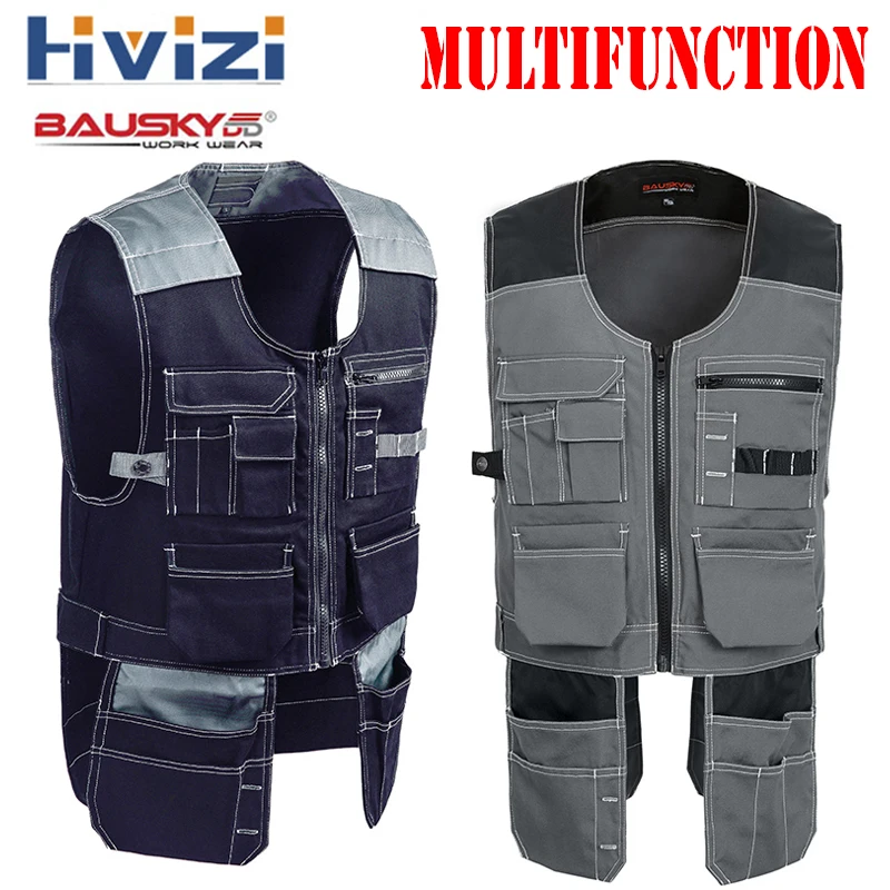 Brand Tool Multi Pockets T/C Twill Multifunction Gear Mens Outdoor Workwear Work Vests Multi-functional Vests B208
Brand Tool Multi Pockets T/C Twill Multifunction Gear Mens Outdoor Workwear Work Vests Multi-functional Vests B208