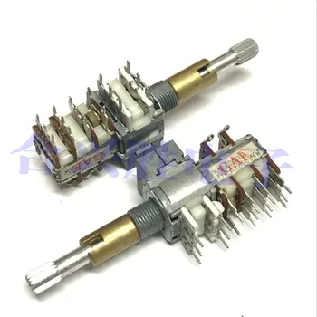 For Nissan old car audio volume control potentiometer rotary switch etc 5 tap double shaft and double tone.
For Nissan old car audio volume control potentiometer rotary switch etc 5 tap double shaft and double tone.