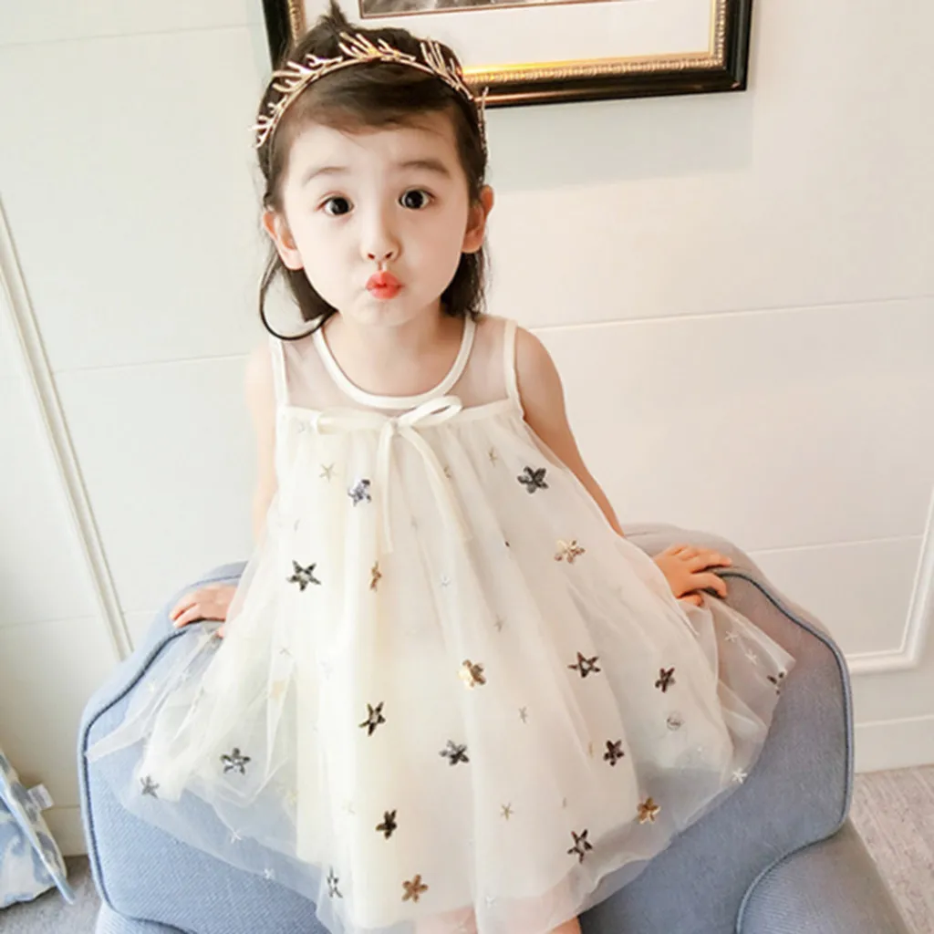 Summer Dresses Girls Toddler Kids Baby Girls Clothes Girls Dress Stars Sequins Tulle Party Pageant Princess Dresses girls F326
Summer Dresses Girls Toddler Kids Baby Girls Clothes Girls Dress Stars Sequins Tulle Party Pageant Princess Dresses girls F326