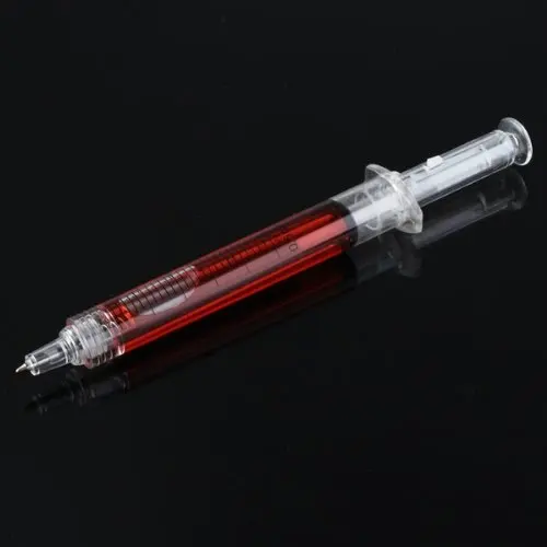 5pack 1 PCS Liquid Novelty Syringe Ballpoint Pen Stationery Cute Syringe Ballpoint Pen Office Supplies Child Gift,red
5pack 1 PCS Liquid Novelty Syringe Ballpoint Pen Stationery Cute Syringe Ballpoint Pen Office Supplies Child Gift,red