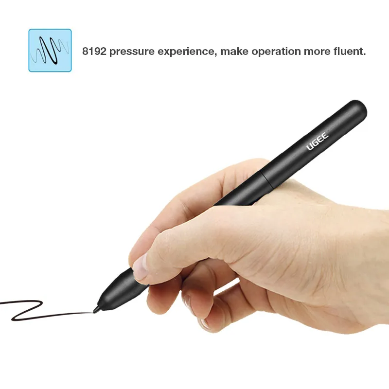 Ugee оригинальный цифровой графический планшет M708 V2 8192 Уровень Ручка battry