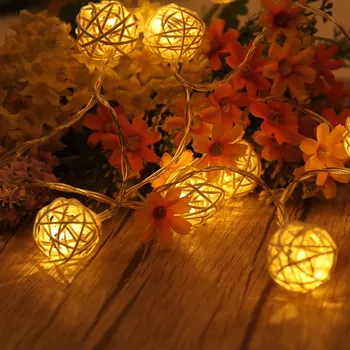 'The Best' Rattan Ball LED String Light Warm White Fairy Holiday Light for Party Wedding Decoration Lights 889
'The Best' Rattan Ball LED String Light Warm White Fairy Holiday Light for Party Wedding Decoration Lights 889