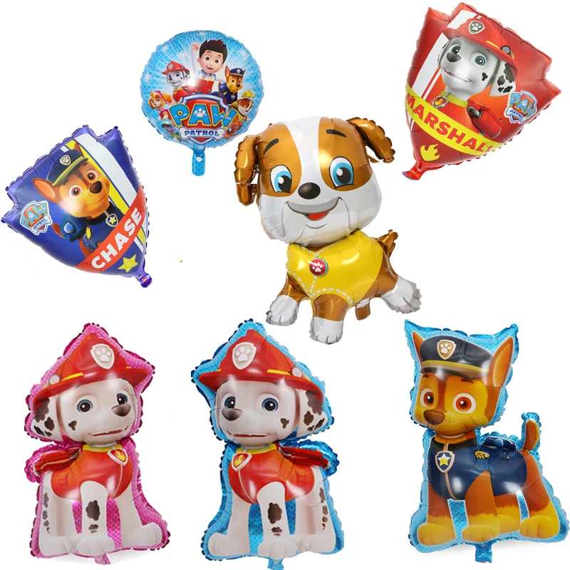 6pcs Paw Patrol Birthday Party Foil Balloons Chase Marshall Ryde Skye Rubble Helium Foil Ballon Kids Toys Balloon Supplies
6pcs Paw Patrol Birthday Party Foil Balloons Chase Marshall Ryde Skye Rubble Helium Foil Ballon Kids Toys Balloon Supplies