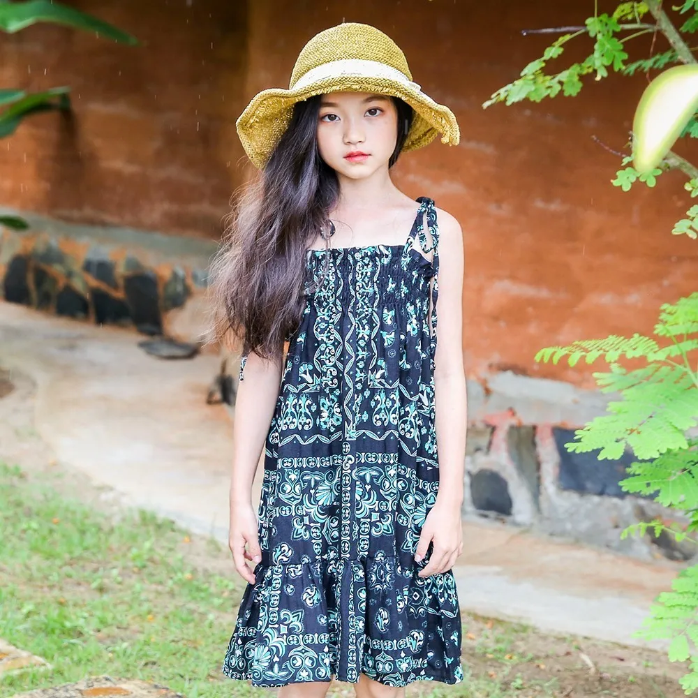 cotton teenagers 2018 girls dress summer kids dresses for girls beach holiday flowers printed baby dress red black clothing
cotton teenagers 2018 girls dress summer kids dresses for girls beach holiday flowers printed baby dress red black clothing