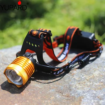 YUPARD Zoomable Rechargeable 18650 battery Headlamp headlight Torch light XM-L2 T6 LED 3modes Lamp Light for Outdoor Sport
YUPARD Zoomable Rechargeable 18650 battery Headlamp headlight Torch light XM-L2 T6 LED 3modes Lamp Light for Outdoor Sport