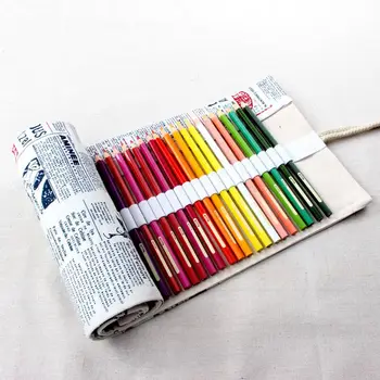 School Roll Pencil Case Canvas Penalty 2020 Pencilcase 36/48/72 Holes Pen Case Pouch Girls Boys Painting Drawing Box Stationery
School Roll Pencil Case Canvas Penalty 2020 Pencilcase 36/48/72 Holes Pen Case Pouch Girls Boys Painting Drawing Box Stationery