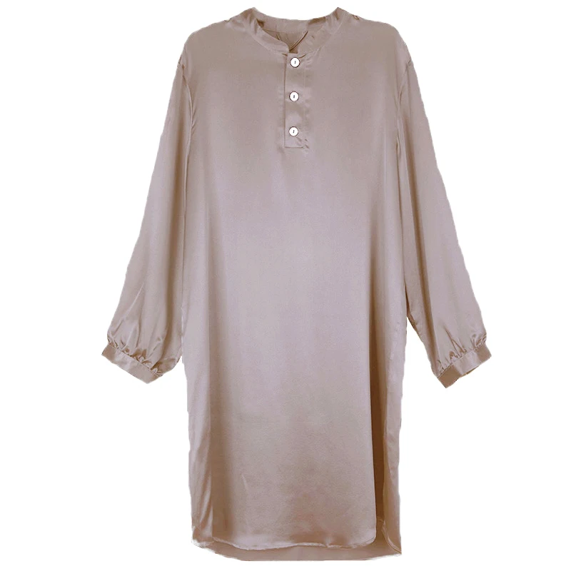 Nightgown Men Robe Pajamas Silk Satin Long Sleeve Bathrobe Lounge Arabe Dress Shirt Gown Masculina Islamic Men Clothes Nightgown Men Robe Pajamas Silk Satin Long Sleeve Bathrobe Lounge Arabe Dress Shirt Gown Masculina Islamic Men Clothes