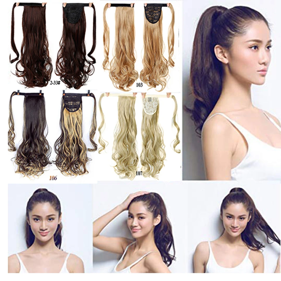 Long Curl Synthetic Ponytail Extensions Clip Natural Hair Extension Heat Resistant Tail Hair Extensions
Long Curl Synthetic Ponytail Extensions Clip Natural Hair Extension Heat Resistant Tail Hair Extensions