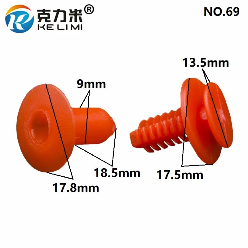 KE LI MI Push in Fixed Trim Panel Retainer Rivet Red For Car Door Guard Plate Fastener Clamp
KE LI MI Push in Fixed Trim Panel Retainer Rivet Red For Car Door Guard Plate Fastener Clamp