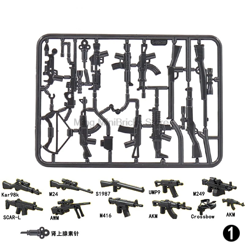 Locking Military SWAT Ww2 Sniper Guns Assault Rifles Weapons Bag Model Unisex Building Blocks Safety Materials Kid Toys Lockings
Locking Military SWAT Ww2 Sniper Guns Assault Rifles Weapons Bag Model Unisex Building Blocks Safety Materials Kid Toys Lockings