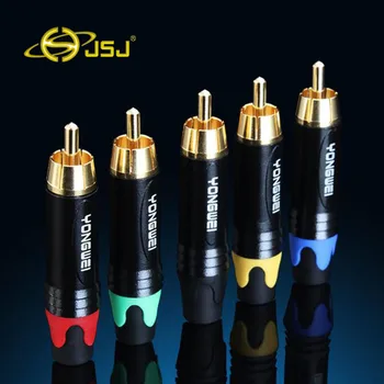 JSJ RCA audio plug AV audio and video plug speaker amplifier digital device accessories plum blossom plug
JSJ RCA audio plug AV audio and video plug speaker amplifier digital device accessories plum blossom plug