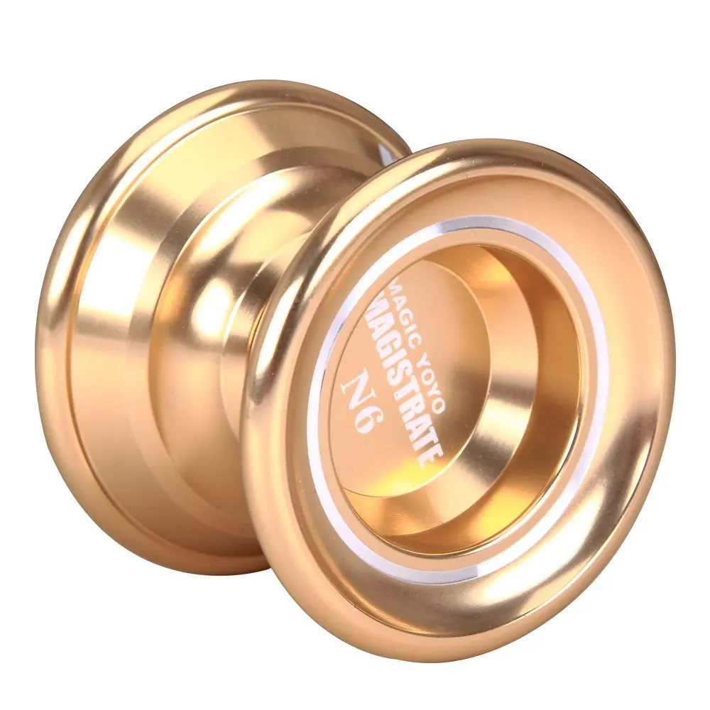 New MAGIC YOYO N6 Aluminum Alloy Metal Professional Yo-Yo With 1 Gloves And 5 Strings Gold
New MAGIC YOYO N6 Aluminum Alloy Metal Professional Yo-Yo With 1 Gloves And 5 Strings Gold