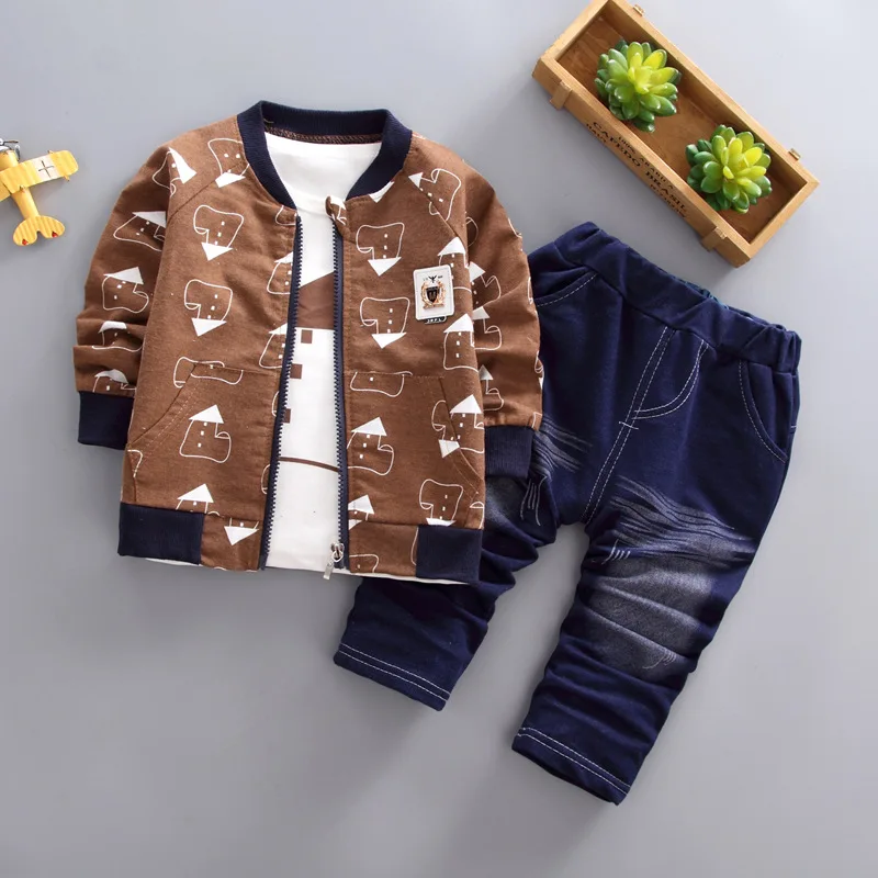 BibiCola children clothing set spring autumn causal jacket+t-shirt+pants 3pcs sets boys kids cotton sportswear suit clothing
BibiCola children clothing set spring autumn causal jacket+t-shirt+pants 3pcs sets boys kids cotton sportswear suit clothing