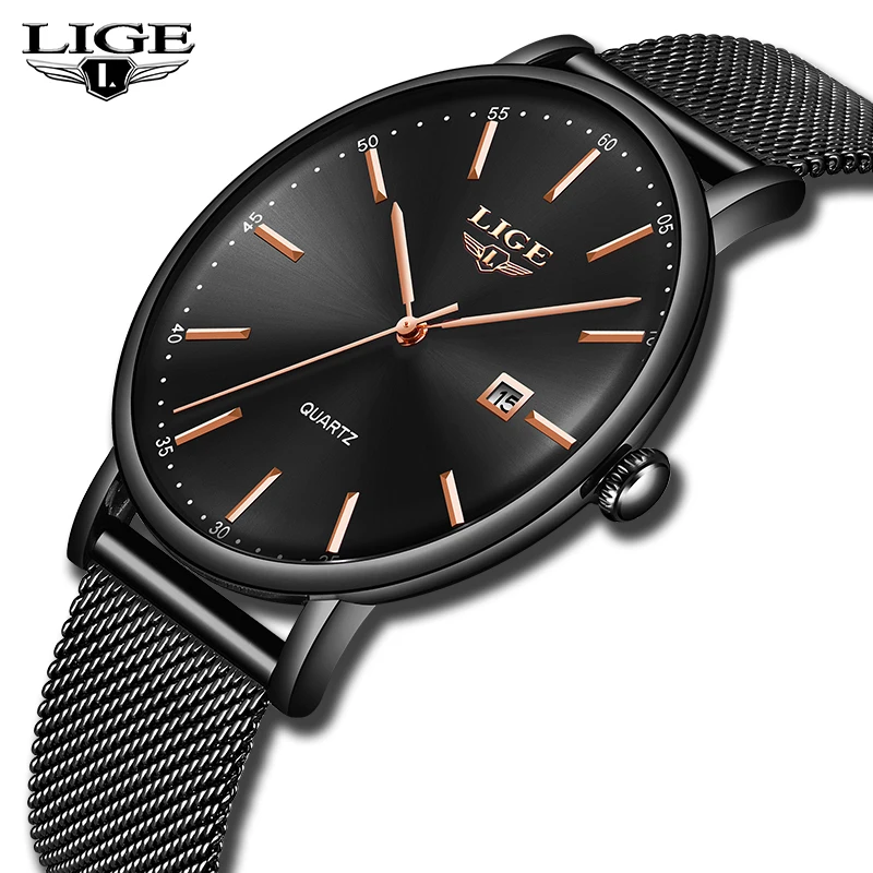 LIGE Womens Watches Stainless Steel Ultra-Thin Waterproof Watch Fashion Ladies Top Brand Luxury Casual Wristwatch Quartz Clock
LIGE Womens Watches Stainless Steel Ultra-Thin Waterproof Watch Fashion Ladies Top Brand Luxury Casual Wristwatch Quartz Clock
