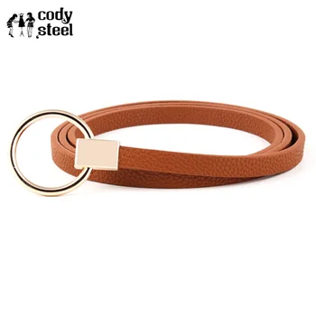 Cody Steel Candy Color Waistband For Female Metal Round Buckle Thin Casual Belt For Woman PU Leather Belt Girl Straps
Cody Steel Candy Color Waistband For Female Metal Round Buckle Thin Casual Belt For Woman PU Leather Belt Girl Straps