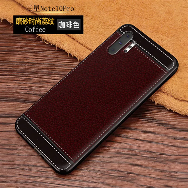 For Samsung Note10 Pro Case Cover Premium Leather Texture Matte Soft TPU Case For Samsung Galaxy Note 10 Plus Note10+ Note10Plus
For Samsung Note10 Pro Case Cover Premium Leather Texture Matte Soft TPU Case For Samsung Galaxy Note 10 Plus Note10+ Note10Plus