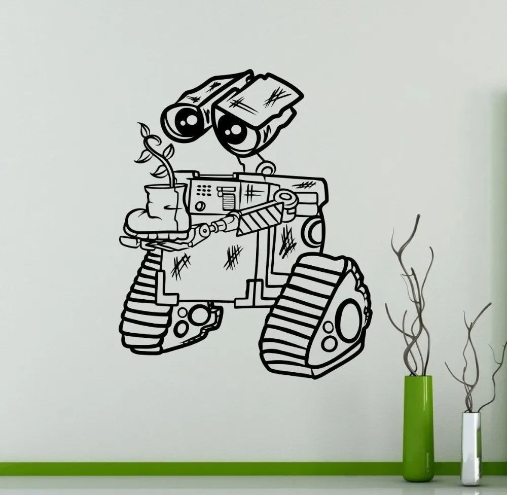 New arrival Vinyl Sticker for Wall WALL-E Decal Cartoons Robots Home Decor Ideas Interior Removable Kids Room Art Wall Sticker
New arrival Vinyl Sticker for Wall WALL-E Decal Cartoons Robots Home Decor Ideas Interior Removable Kids Room Art Wall Sticker