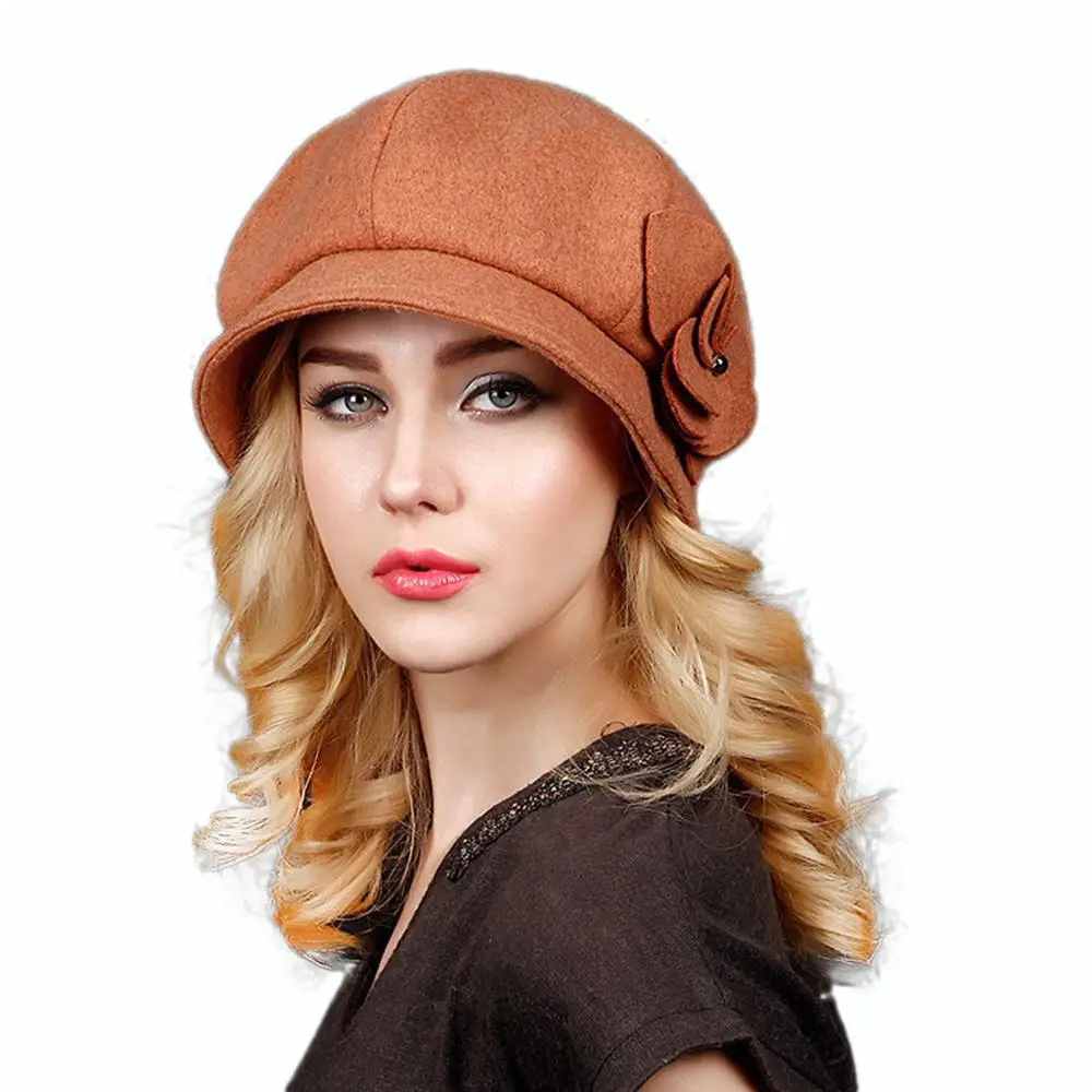 Fashion England Fall Winter Retro Women's Fedora Caps For Woman Lady Wool Felt Flora Octagonal Hats
Fashion England Fall Winter Retro Women's Fedora Caps For Woman Lady Wool Felt Flora Octagonal Hats