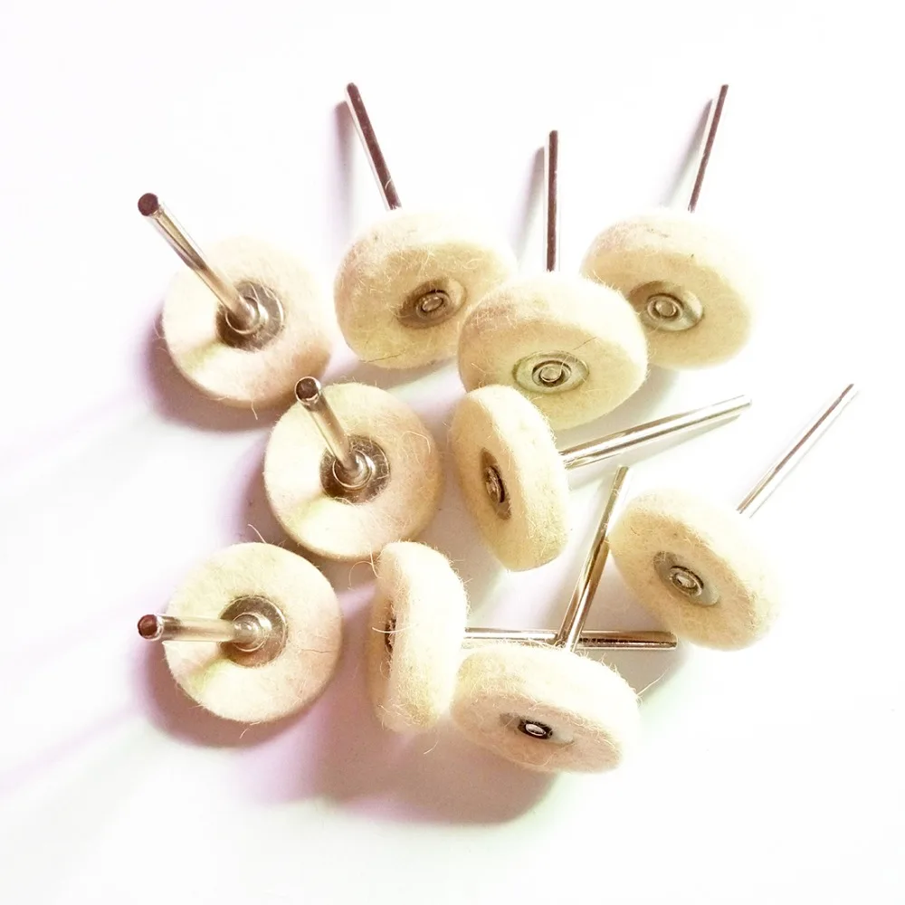 10pcs Wool Polishing wheels Head Buffing Grinding Jewelry Precious Felt Fits Dremel Rotary Tool Accessories Metals abrasiv pad
10pcs Wool Polishing wheels Head Buffing Grinding Jewelry Precious Felt Fits Dremel Rotary Tool Accessories Metals abrasiv pad