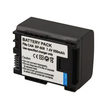 1pc 7.4V 890mAh BP-808 BP 808 BP808 Rechargeable Camera Battery For Canon FS200 FS21 FS22 HG21 HG20 HF200 HF20 BP-808 Battery
1pc 7.4V 890mAh BP-808 BP 808 BP808 Rechargeable Camera Battery For Canon FS200 FS21 FS22 HG21 HG20 HF200 HF20 BP-808 Battery