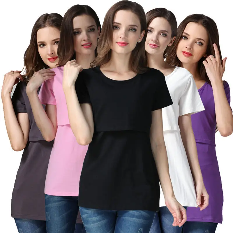 Drop shipping 2019 fashion Mummy Maternity care shirt loose Cotton Maternity Tops Breastfeeding Clothes Nursing T shirt M-XXL
Drop shipping 2019 fashion Mummy Maternity care shirt loose Cotton Maternity Tops Breastfeeding Clothes Nursing T shirt M-XXL