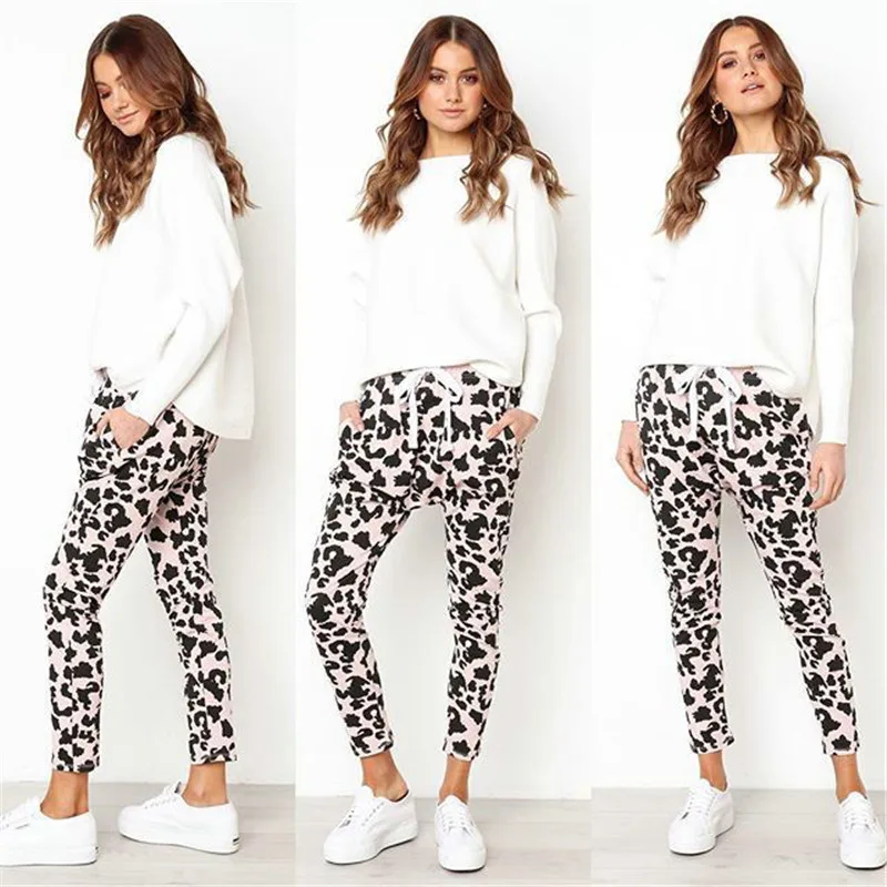 Autumn New Hot Selling Women Leopard Print Long Sport Fitness Pants Flat Casual Loose Fashion Sexy Ladies Mid Waist Harem Pants
Autumn New Hot Selling Women Leopard Print Long Sport Fitness Pants Flat Casual Loose Fashion Sexy Ladies Mid Waist Harem Pants