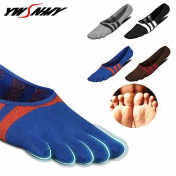 Men's Cotton Five Toe Sock Silicone Non-slip Five Finger Socks Summer Breathable Deodorant Boat Sock Shallow Mouth Ship Sock
Men's Cotton Five Toe Sock Silicone Non-slip Five Finger Socks Summer Breathable Deodorant Boat Sock Shallow Mouth Ship Sock