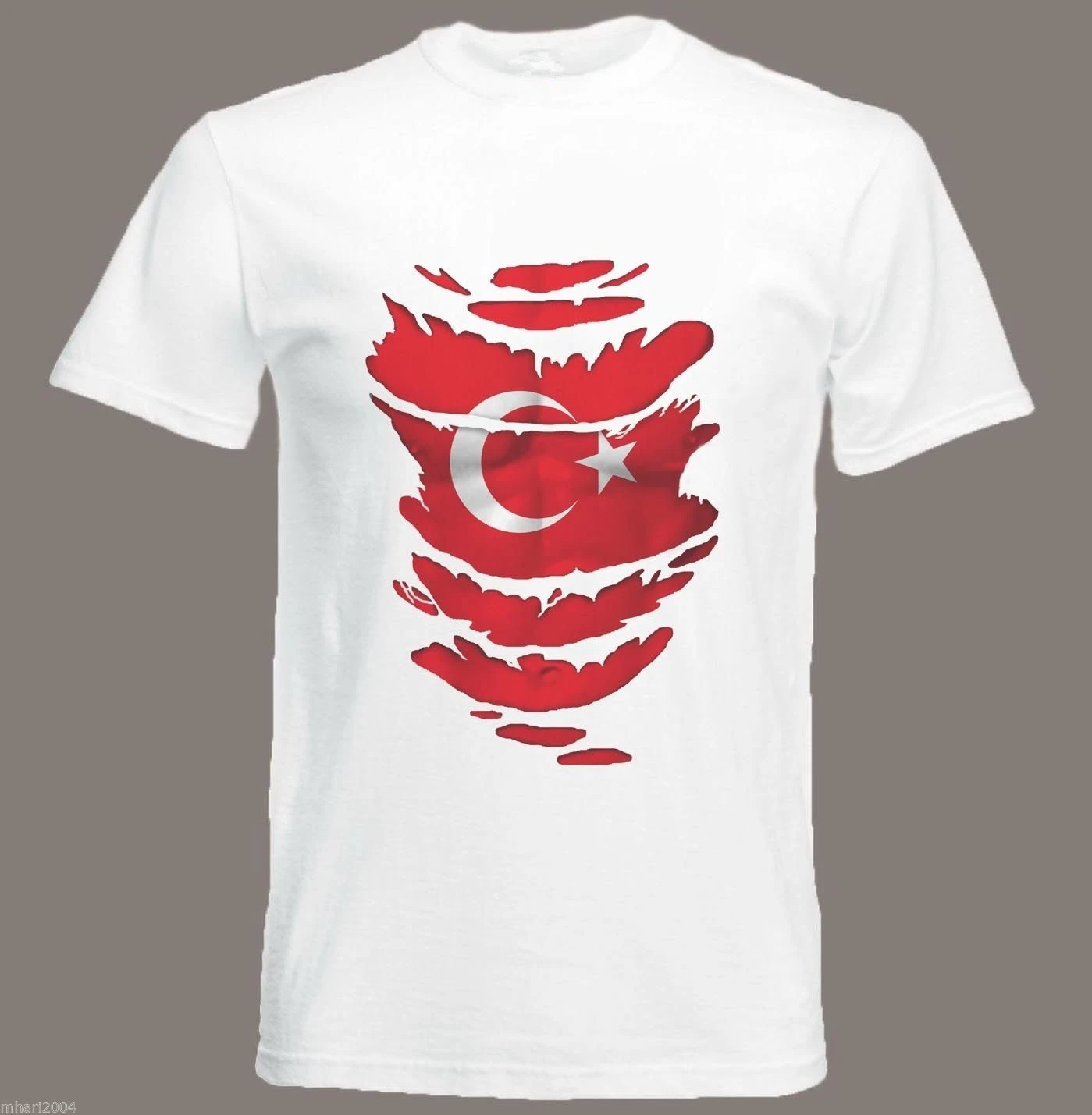 Turkish Flag T-Shirt see Muscles through Ripped T-Shirt Turkey Size 4xl 5xl Brand shirts jeans Print
Turkish Flag T-Shirt see Muscles through Ripped T-Shirt Turkey Size 4xl 5xl Brand shirts jeans Print