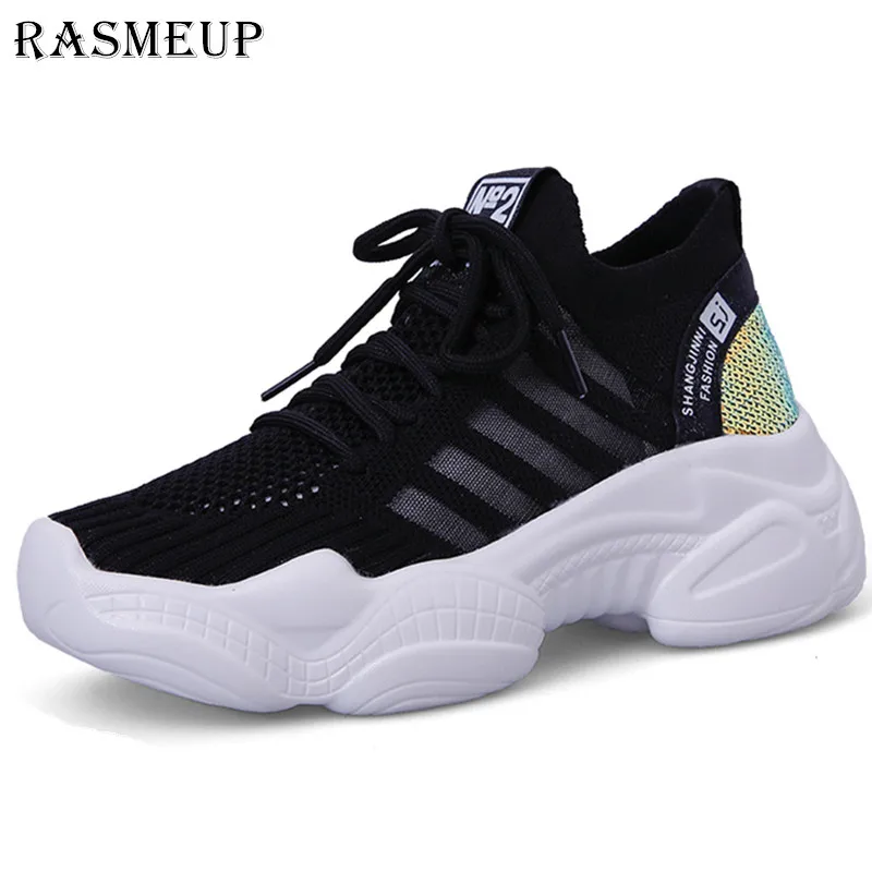 RASMEUP Lightweight Breathable Chunky Sneakers Women 2019 Summer Knit Platform Women's Trainers Soft Comfortable Walking Shoes
RASMEUP Lightweight Breathable Chunky Sneakers Women 2019 Summer Knit Platform Women's Trainers Soft Comfortable Walking Shoes