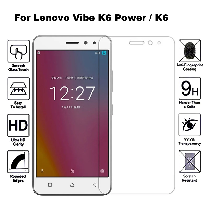 2Pcs Tempered Glass For Lenovo K6 Power K33a42 K6power K 6 Power Screen Protector 2.5D 9H Film Glass For Lenovo Vibe K6 Power
2Pcs Tempered Glass For Lenovo K6 Power K33a42 K6power K 6 Power Screen Protector 2.5D 9H Film Glass For Lenovo Vibe K6 Power