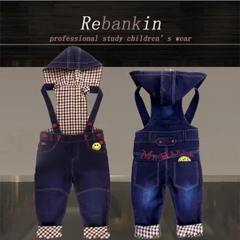 Baby strap trousers spring Korean version children belt pants boy cowboy belt pants wholesale tide baby pants pants
Baby strap trousers spring Korean version children belt pants boy cowboy belt pants wholesale tide baby pants pants
