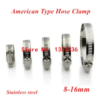 50pcs 8-16mm(8mm-16mm) American Type Screw Band Worm Drive Hose Clamps, 304 Stainless steel hose Hoop Pipe Clips
50pcs 8-16mm(8mm-16mm) American Type Screw Band Worm Drive Hose Clamps, 304 Stainless steel hose Hoop Pipe Clips