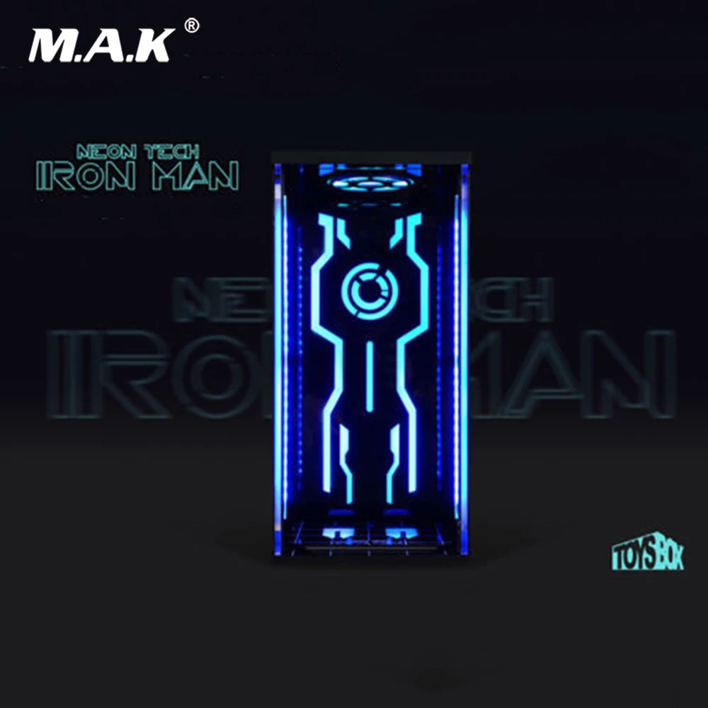 Toys-Box 1//6 Tron Legacy Hall of Armor Display Box For Neon Iron Man Mk4 New