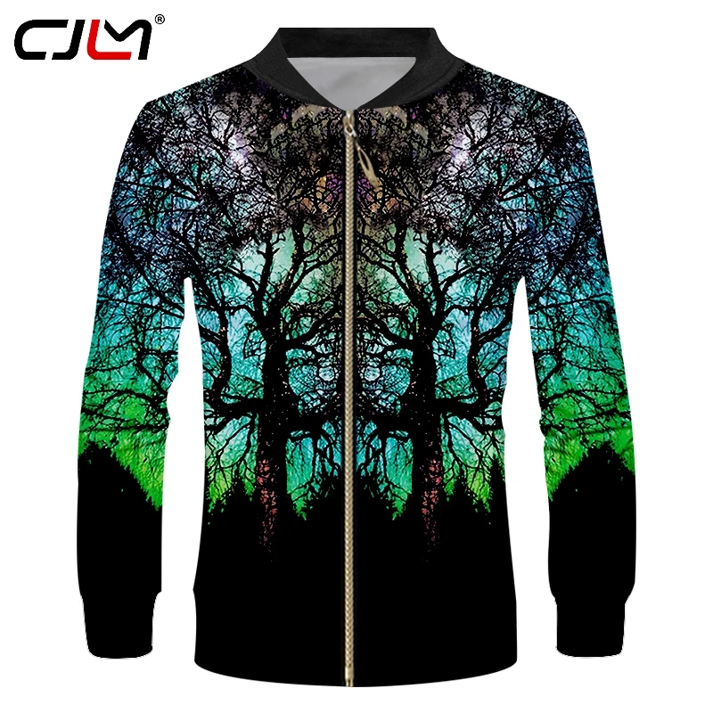 CJLM New Man Colorful Zip Jacket 3D Printed Personality Starry Sky Tree Mens Spandex Zipper Coat Hot Sale Wholesale
CJLM New Man Colorful Zip Jacket 3D Printed Personality Starry Sky Tree Mens Spandex Zipper Coat Hot Sale Wholesale